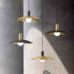Brass Flared Pendant Lamp - Image 2