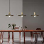 Brass Flared Pendant Lamp - Image 7