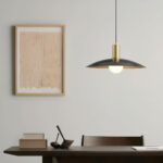 Brass Flared Pendant Lamp - Image 8