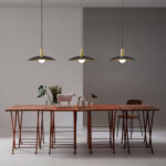 Brass Flared Pendant Lamp - Image 5