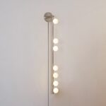 Brass Glass Tube Plug-in Wall Lamp - Image 5