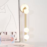 Brass Glass Tube Plug-in Wall Lamp - Image 9