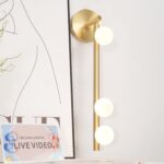 Brass Glass Tube Plug-in Wall Lamp - Image 8