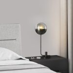 Brass Globular Table Lamp - Image 2