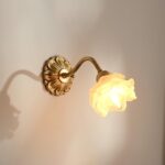Brass Rose Wall Light - Image 14