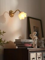Brass Rose Wall Light - Image 11