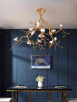 Tree Branches Flower Ceiling Lamp - Image 14