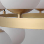 Bubbles Brass Ring Chandelier - Image 15