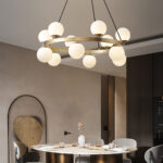 Bubbles Brass Ring Chandelier - Image 18