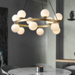 Bubbles Brass Ring Chandelier - Image 19