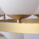 Bubbles Brass Ring Chandelier - Image 8