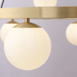 Bubbles Brass Ring Chandelier - Image 10