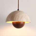 Bud Travertine Pendant Lamp - Image 5