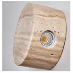 Caelan Travertine Wall Sconce - Image 10