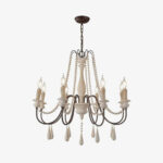 Candle Style Beaded Chandelier - Image 6