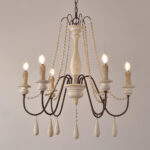 Candle Style Beaded Chandelier - Image 17