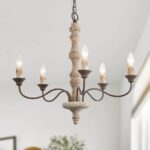 Candlestick Farmhouse chandelier - Image 6