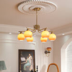 Caramel Sphere Chandelier - Image 7