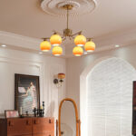 Caramel Sphere Chandelier - Image 3
