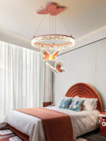Cartoon Butterfly Acrylic Pendant Lamp - Image 8