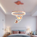 Cartoon Butterfly Acrylic Pendant Lamp - Image 3