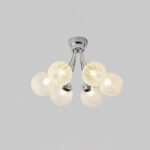 Carved Glass Ceiling Lamp - Image 15
