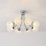 Carved Glass Ceiling Lamp - Image 18