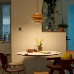 Cascade Wooden Disc Pendant Lamp - Image 8