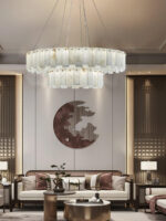 Celestial Alabaster Round Chandelier - Image 19