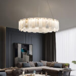 Celestial Alabaster Round Chandelier - Image 2