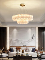Celestial Alabaster Round Chandelier - Image 10