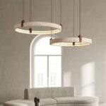 Celestial Orbit Travertine Chandelier - Image 4