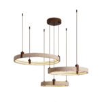 Celestial Orbit Travertine Chandelier - Image 20