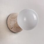 Celestial Travertine Wall Sconce - Image 2