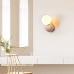 Celestial Travertine Wall Sconce - Image 4