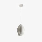 Ceramic Ribbed Pendant Light - Image 15