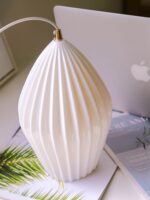 Ceramic Ribbed Pendant Light - Image 12
