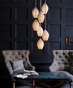 Ceramic Ribbed Pendant Light - Image 5