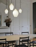 Ceramic Ribbed Pendant Light - Image 19