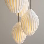 Ceramic Ribbed Pendant Light - Image 10