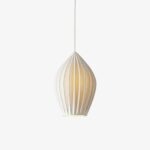 Ceramic Ribbed Pendant Light - Image 11