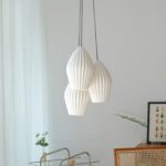 Ceramic Ribbed Pendant Light - Image 8