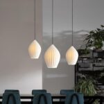 Ceramic Ribbed Pendant Light - Image 6