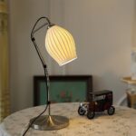 Ceramic Ribbed Table Lamp - Image 7