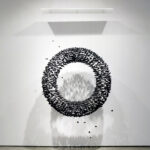 Charcoal Cascade Pixel Chandelier - Image 9