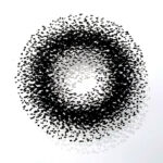 Charcoal Cascade Pixel Chandelier - Image 18