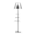Chrome Prism Side Table Floor Lamp - Image 8