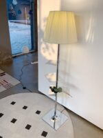 Chrome Prism Side Table Floor Lamp - Image 6