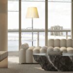 Chrome Prism Side Table Floor Lamp - Image 4