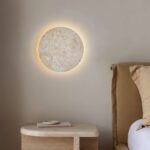 Circle Travertine Wall Lamp - Image 12